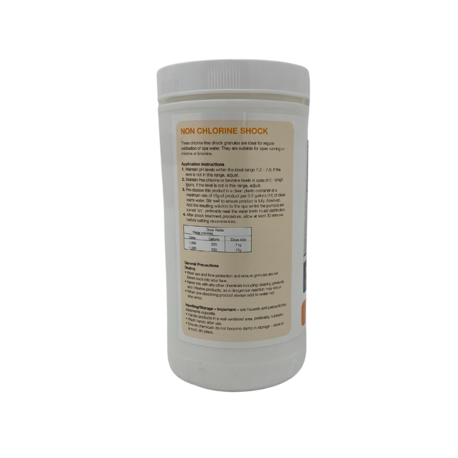 InSpire Non Chlorine Shock - 1kg - Everything Wellness