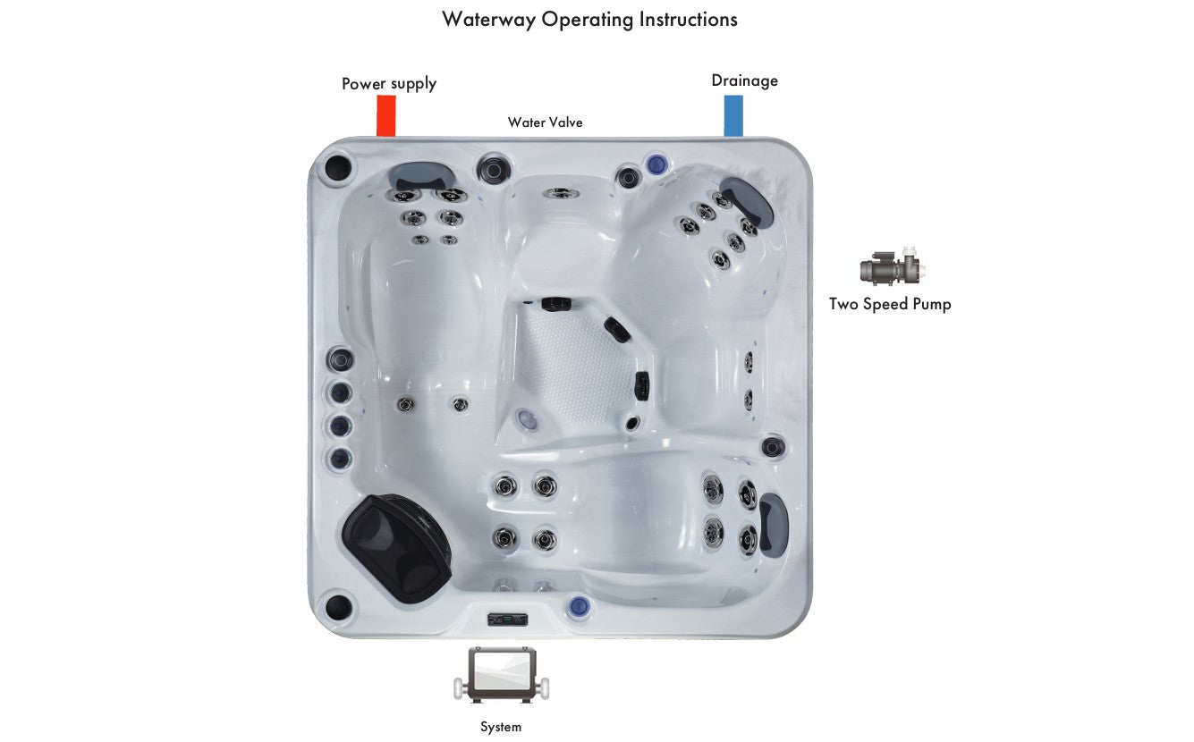 Superior Wellness 5 Seater Hot Tub- Tranquil - Everything Wellness