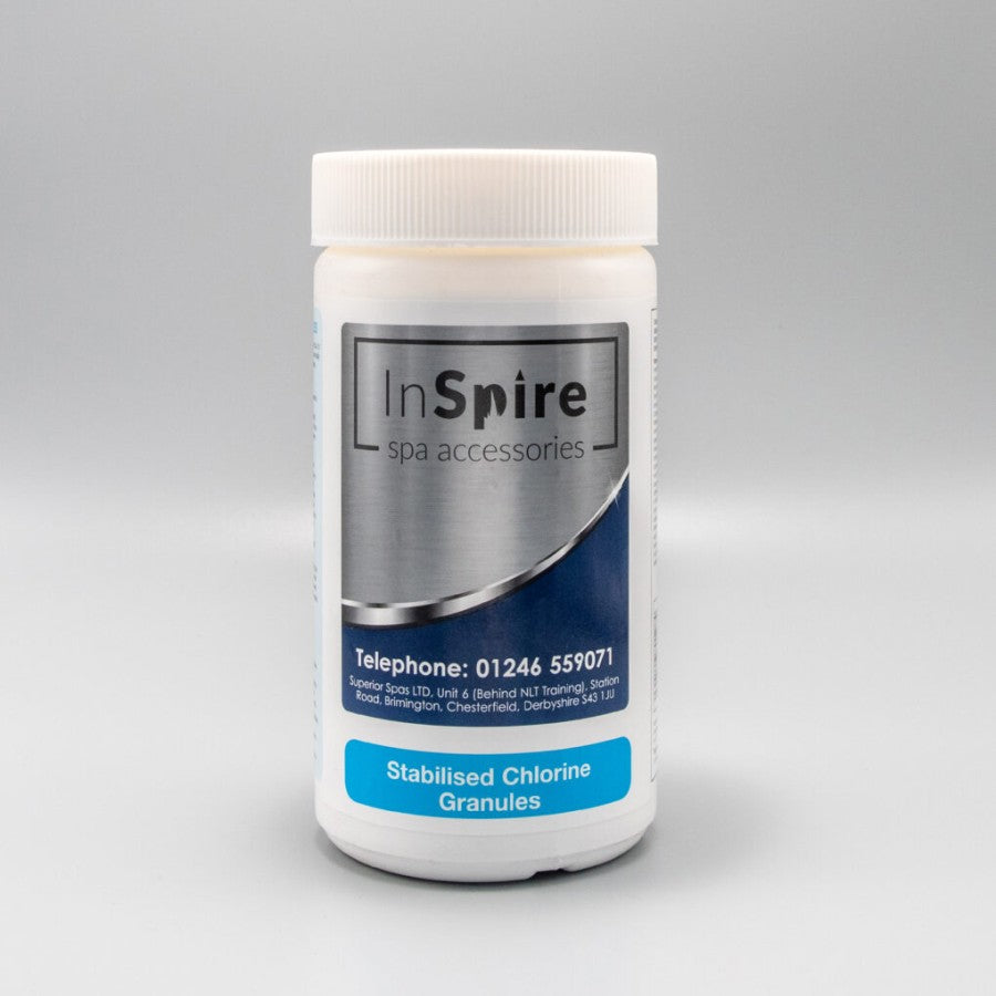 InSpire Stabilised Chlorine Granules- 1kg - Everything Wellness
