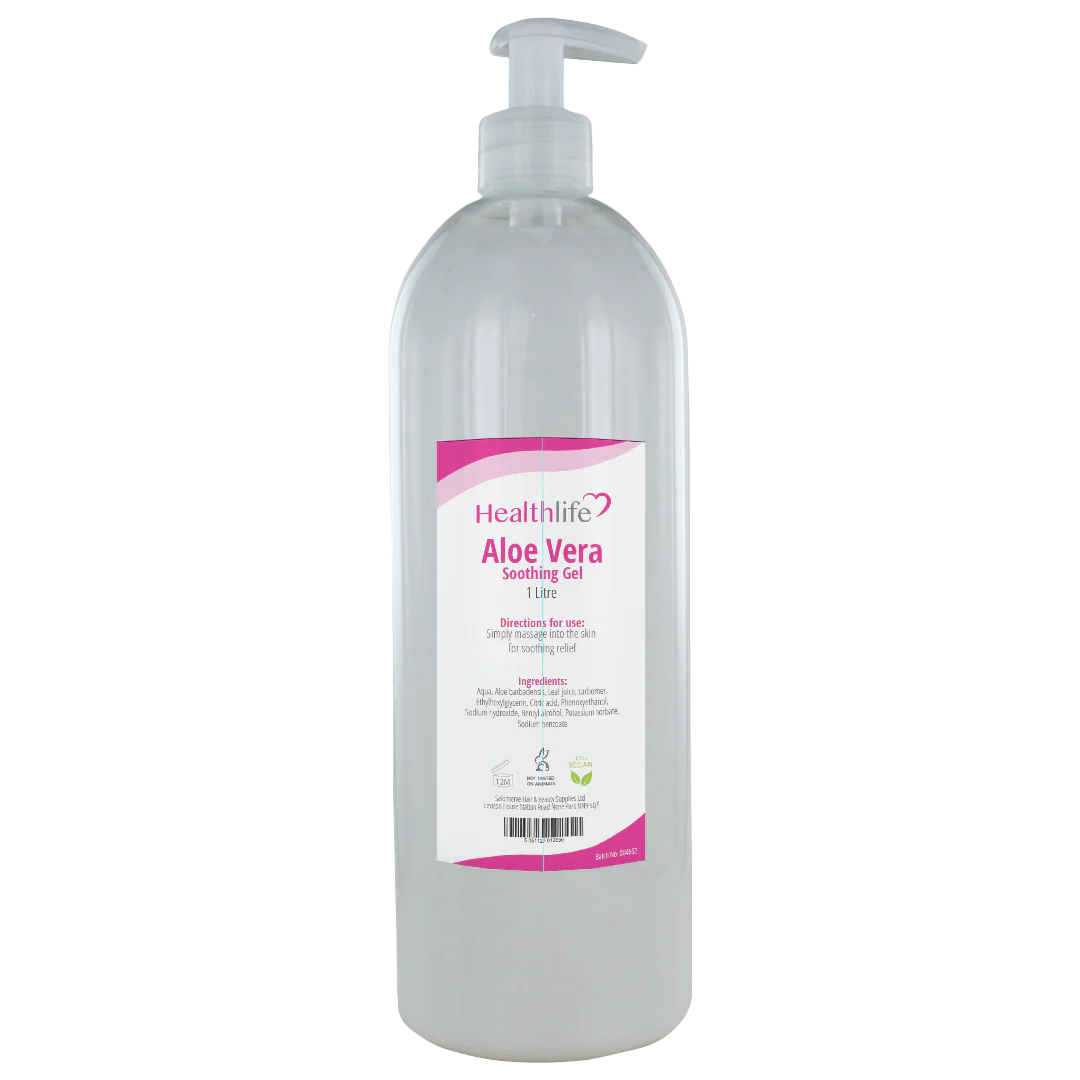 HealthLife Aloe Vera Gel 1L With Pump - Everything Wellness