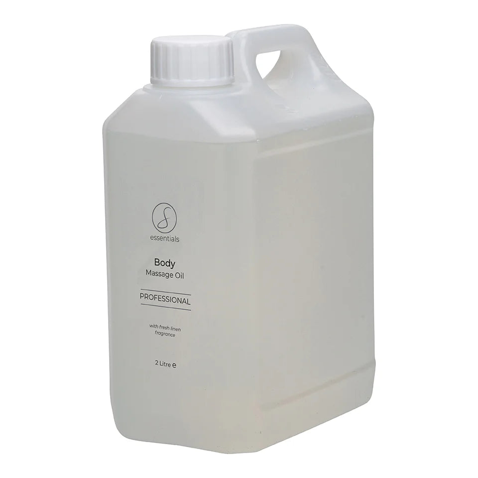 Body Massage Oil - Fresh Linen Fragrance 500ml & 2L - Everything Wellness