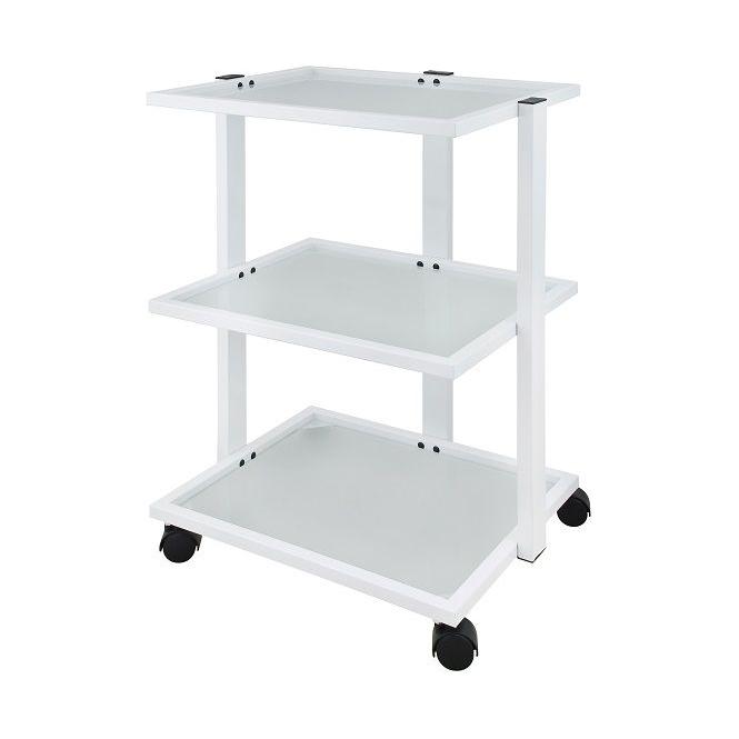 PJS 3 Tier Glass Shelved Trolley - Everything Wellness