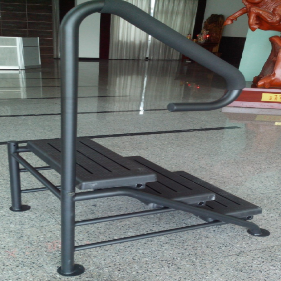 Steps 3 Tier for Swim Spa - Black - Everything Wellness