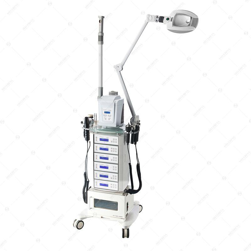 PJS Mult-Function Facial Machine With Magnifying LED Lamp - Everything Wellness