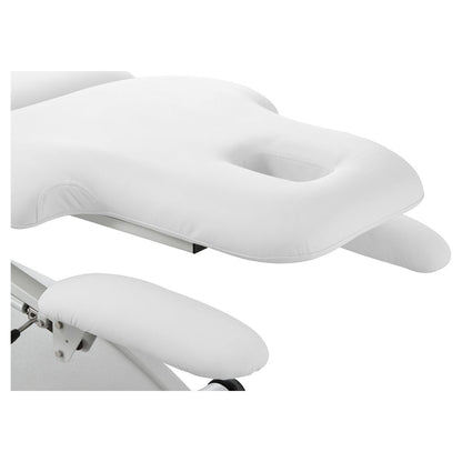 PJS White PU Upholstery Electric Massage Treatment Couch - Everything Wellness