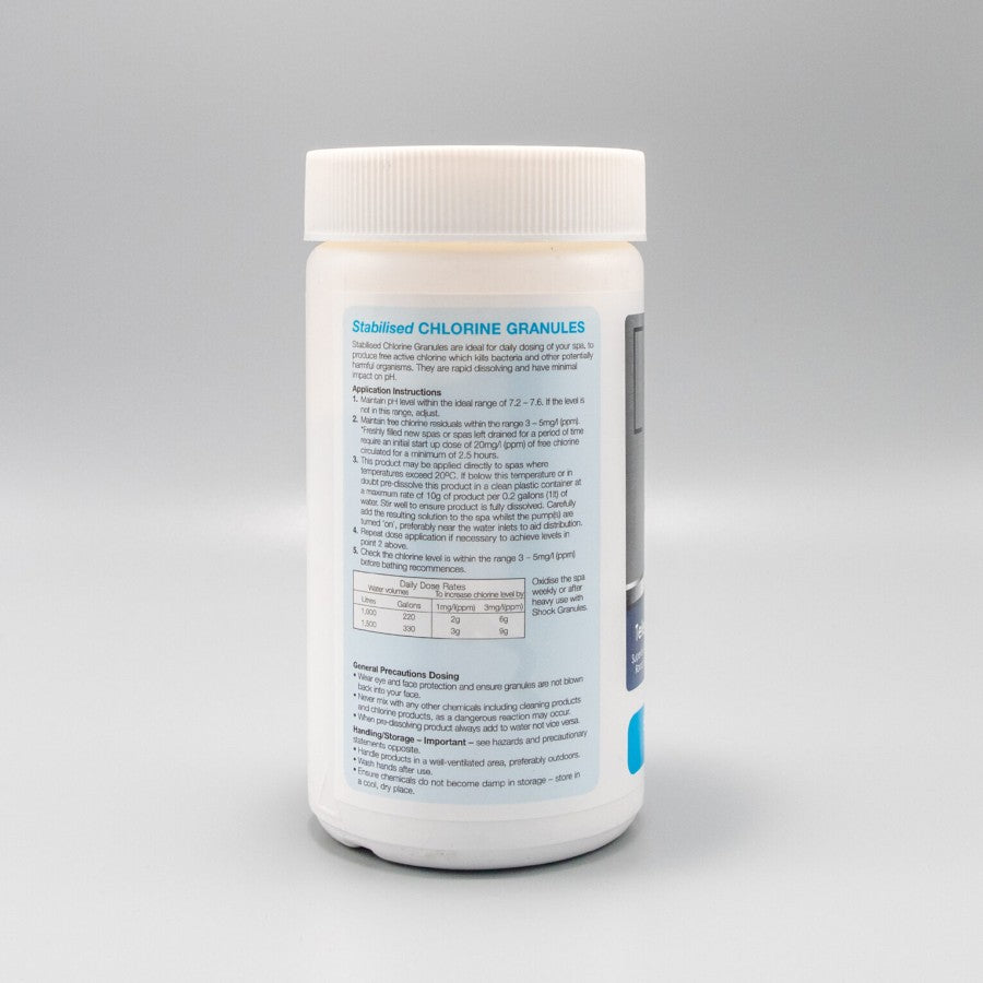InSpire Stabilised Chlorine Granules- 1kg - Everything Wellness