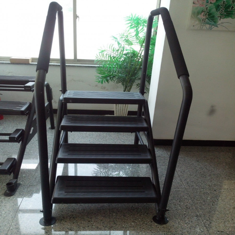 Steps 4 Tier For Swim Spa - Black - Everything Wellness