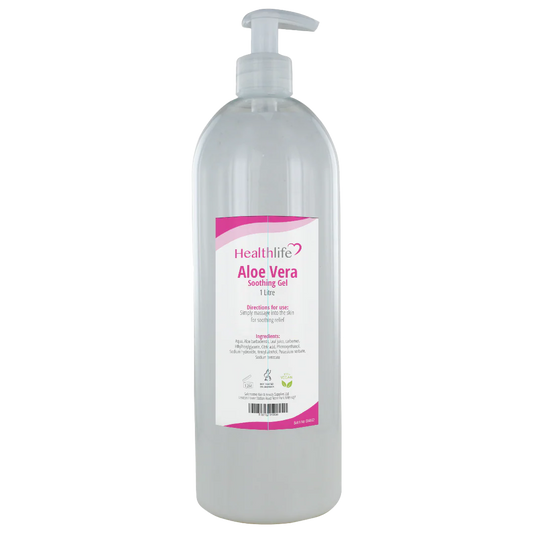 HealthLife Aloe Vera Gel 1L With Pump - Everything Wellness
