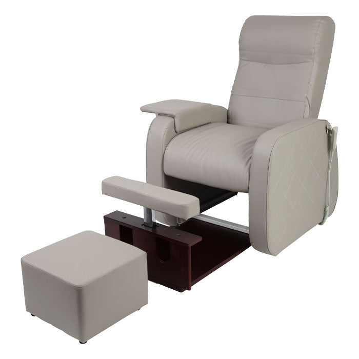 SkinMate Pedicure Grey Spa Chair - Everything Wellness